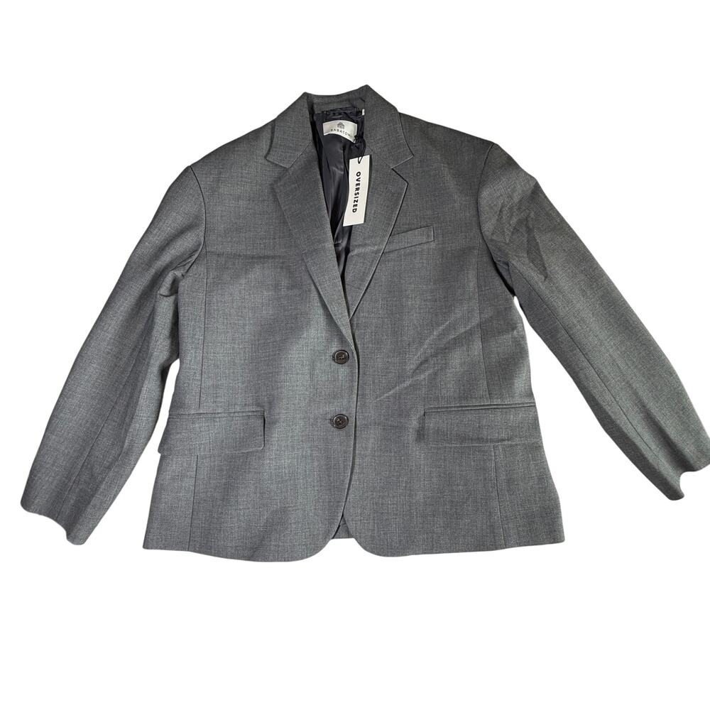Aritzia Babaton Grey Oversized Blazer NEW